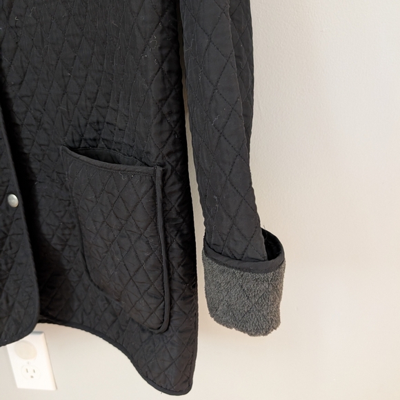 Vintage Penmans Womens Black Quilted Oversized Jacket Large - Picture 3 of 7